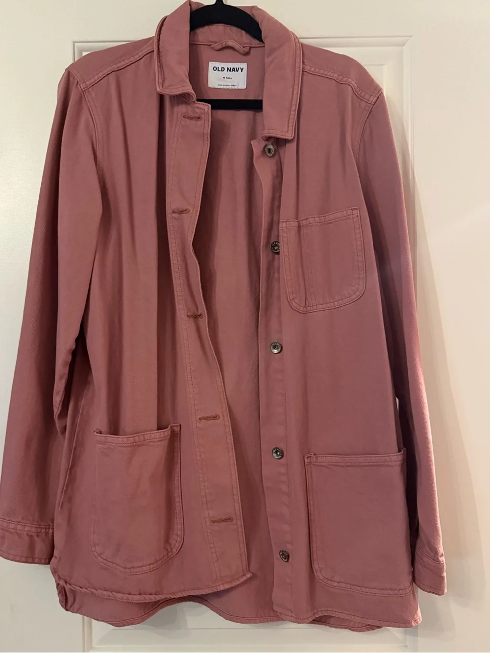 Old Navy Women's Rose Utility Jacket with Patch Pockets